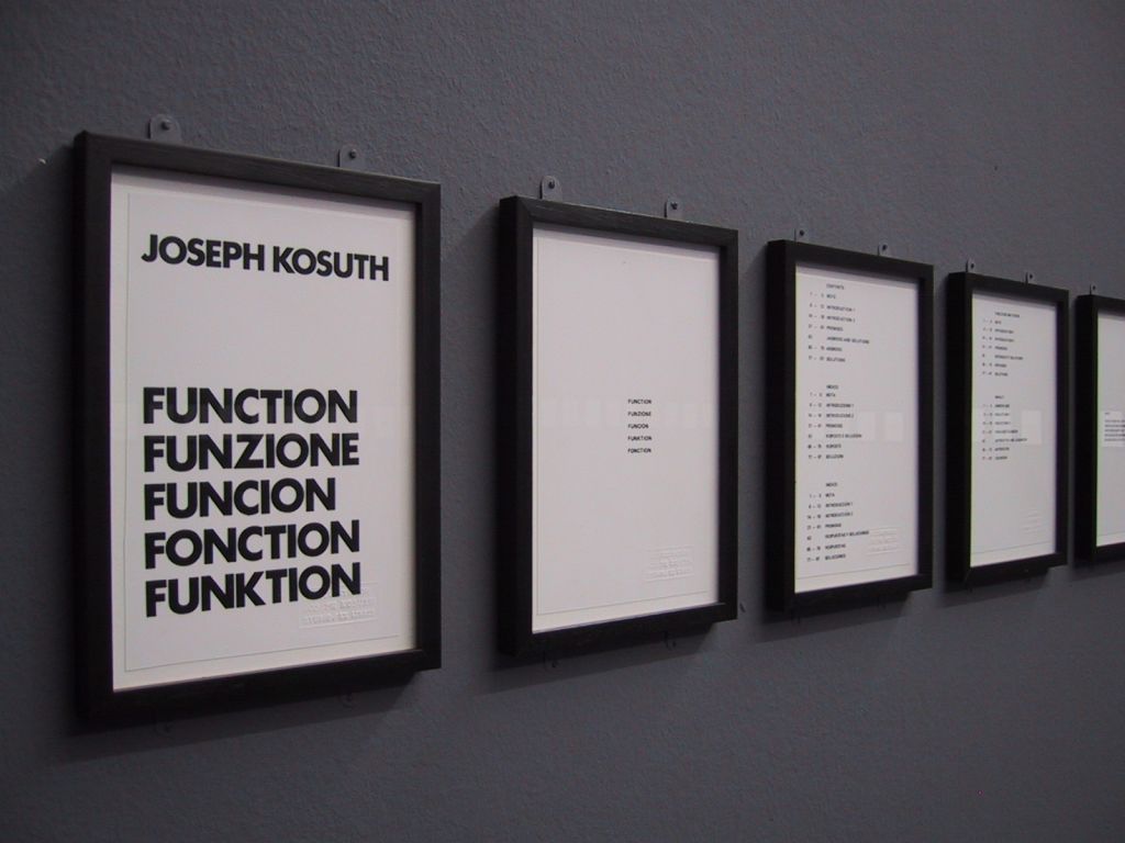 Joseph Kosuth – Joseph Kosuth – London