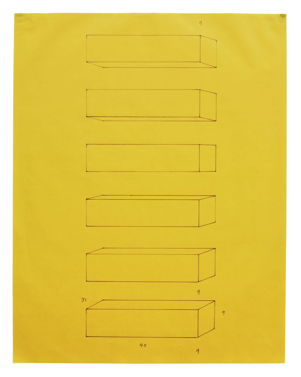 Donald Judd – Working Papers: Donald Judd Drawings, 1963 – 93 – Berlin