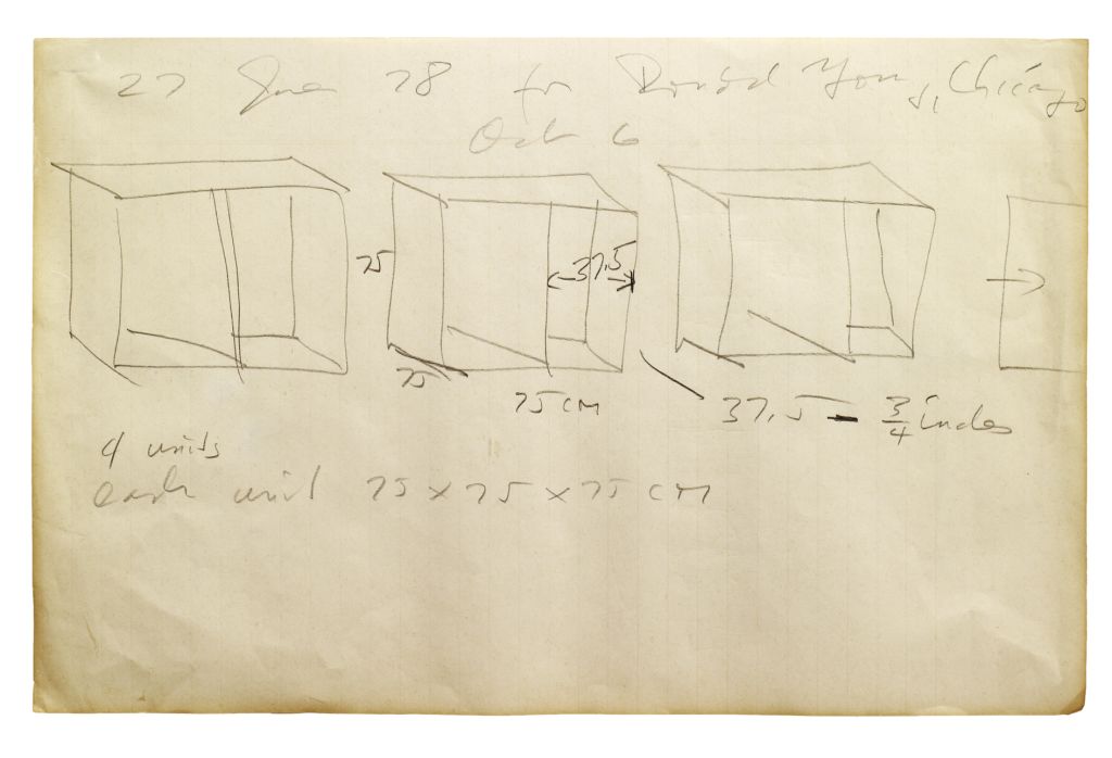 Donald Judd – Working Papers: Donald Judd Drawings, 1963 – 93 – Berlin