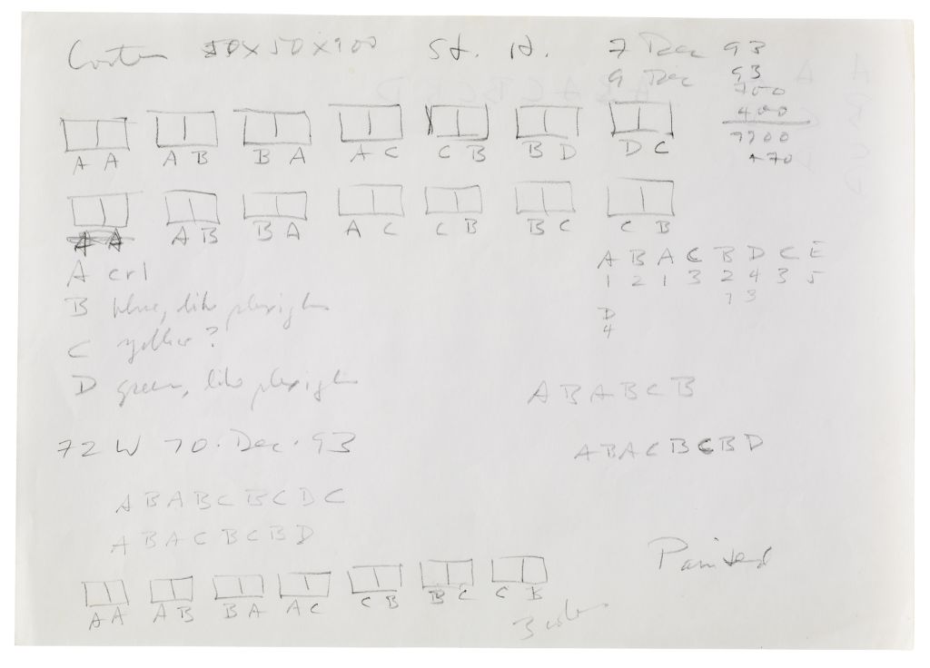 Donald Judd – Working Papers: Donald Judd Drawings, 1963 – 93 – London