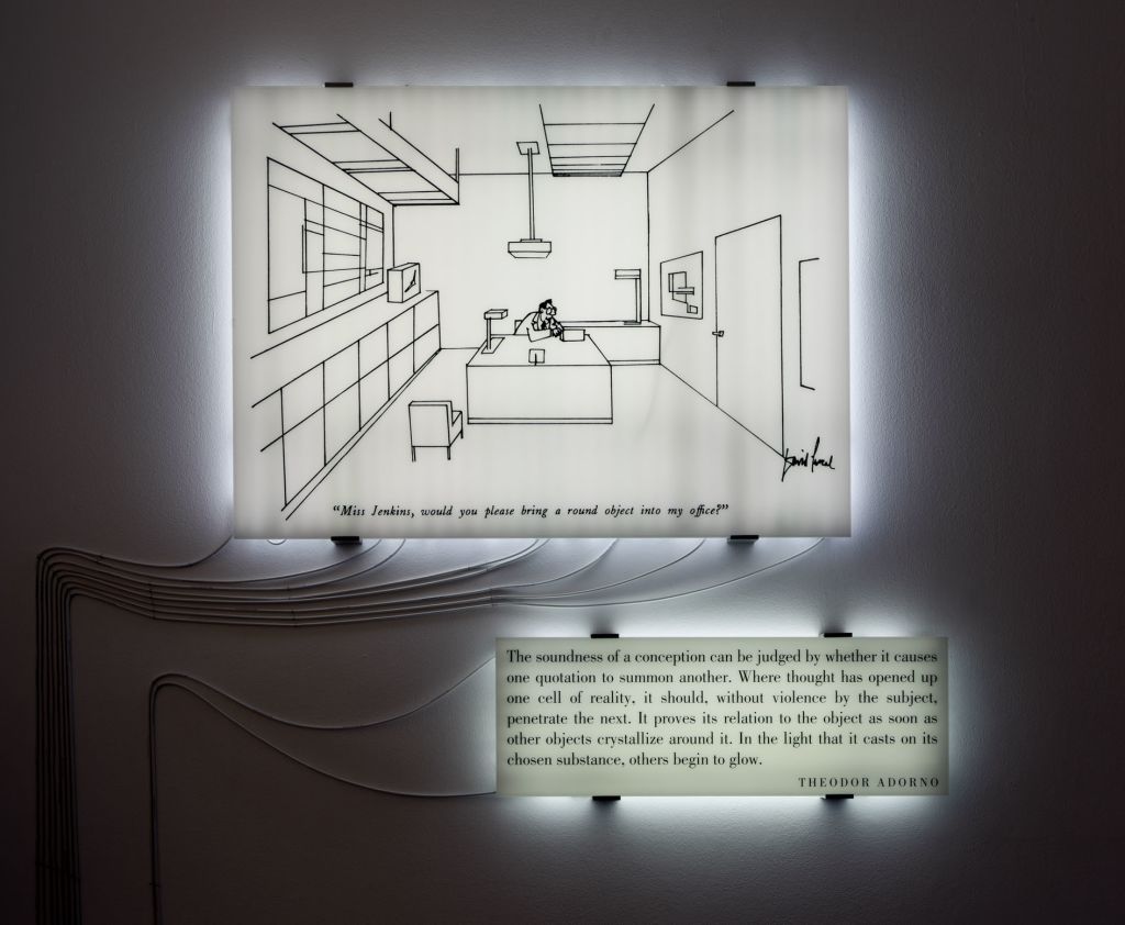 Joseph Kosuth – Amnesia: various, luminous, fixed. – London