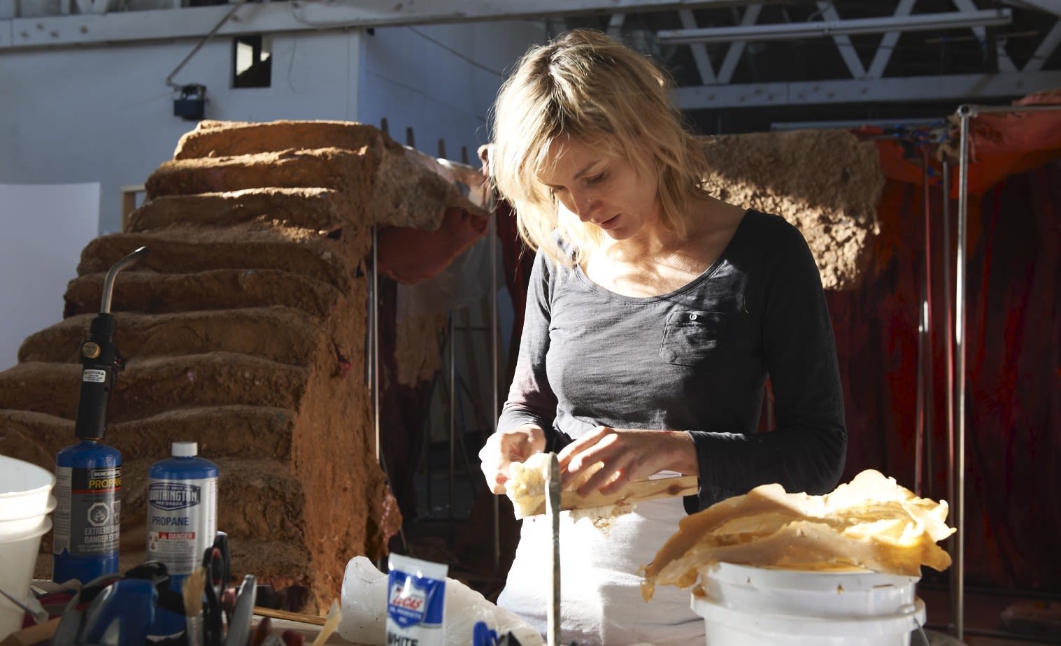 Kaari Upson in her Los Angeles studio, 2011

All images © The Kaari Upson Trust
