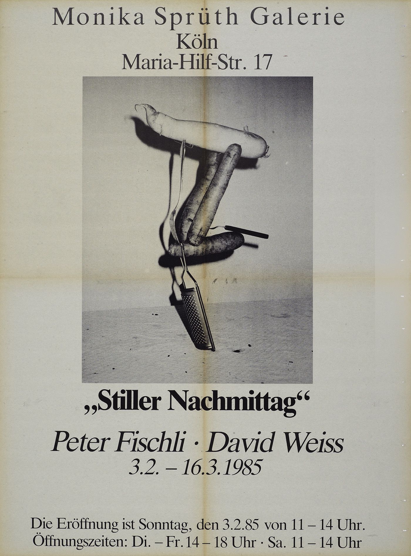 Peter Fischli David Weiss – Stiller Nachmittag – Cologne