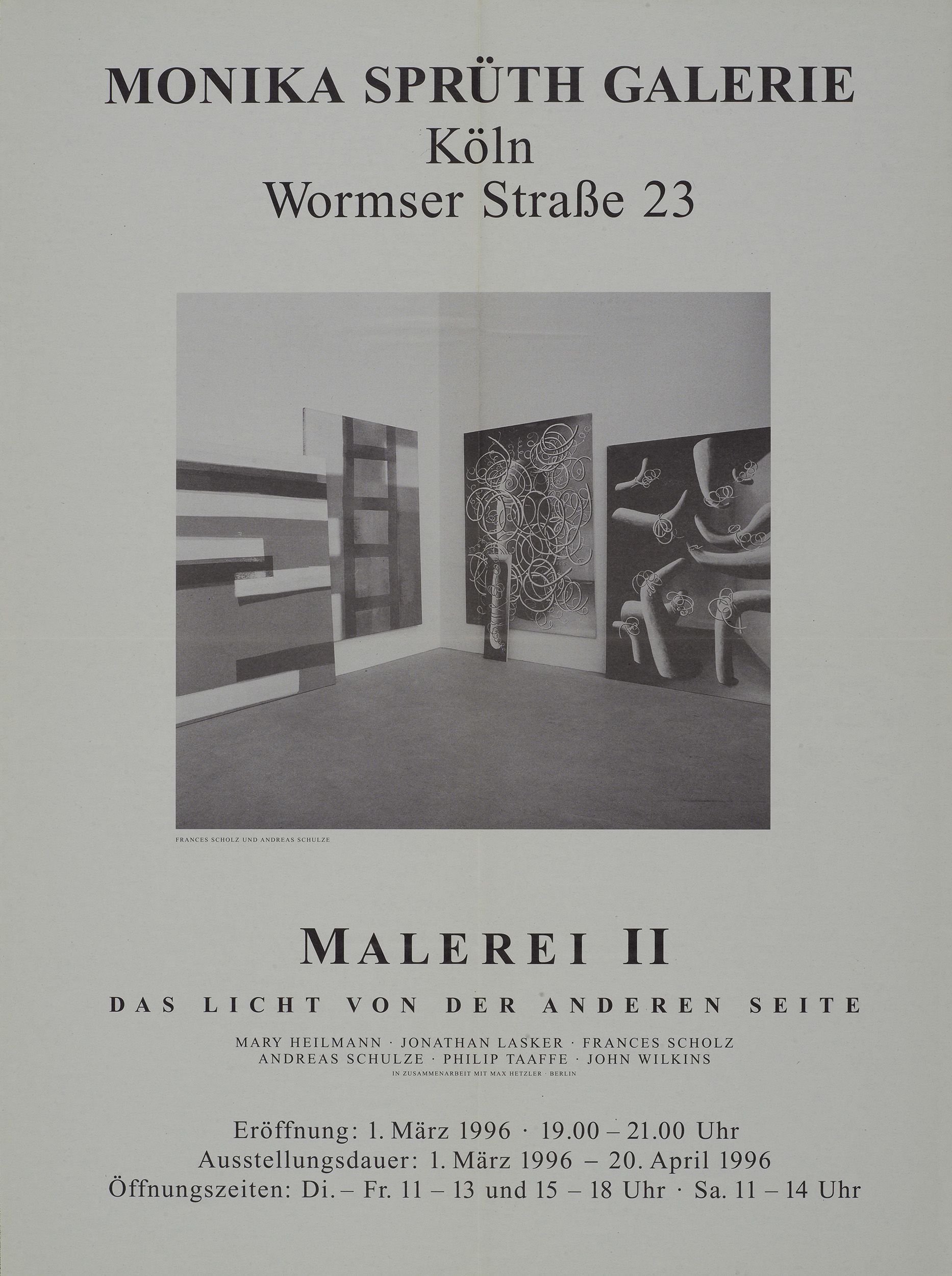 Malerei II. Das Licht von der anderen Seite – Group Exhibition – Cologne