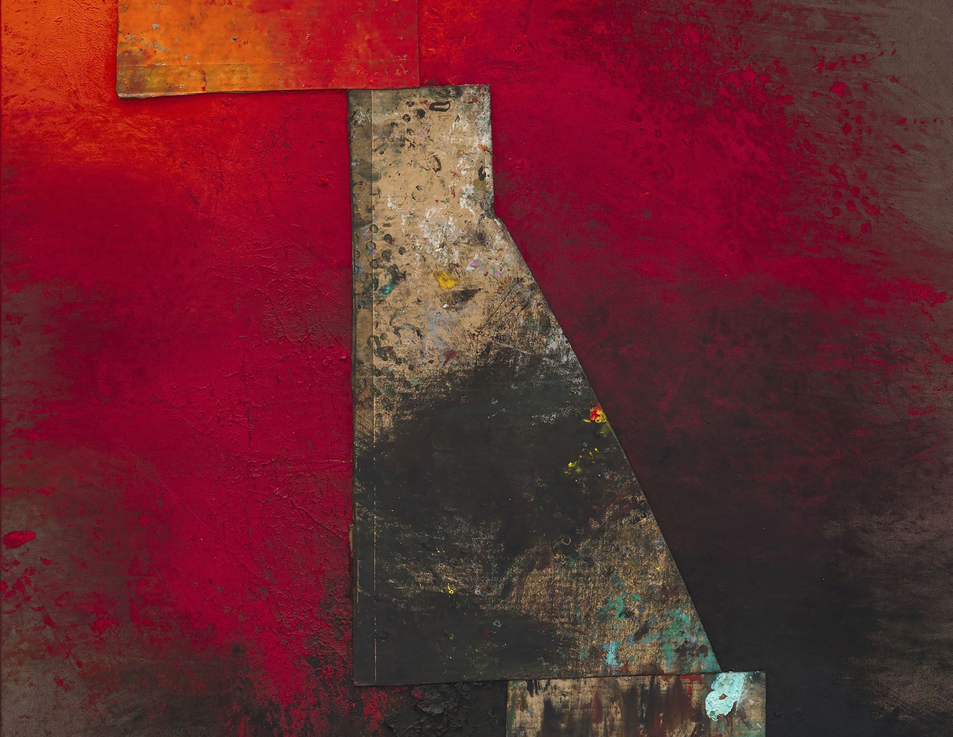 <p><b>Sterling Ruby<br />
</b><i>TURBINE. Incipient. Growth. Fully Developed. Decay.</i>, 2024<br />
Acrylic, oil, and cardboard on canvas<br />
213.4 &times; 121.9 &times; 5.1 cm | 84 &times; 48 &times; 2 inches<br />
218.1 &times; 126.7 &times; 8.3 cm | 85 7/8 &times; 49 7/8 &times; 3 1/4 (framed)</p>
