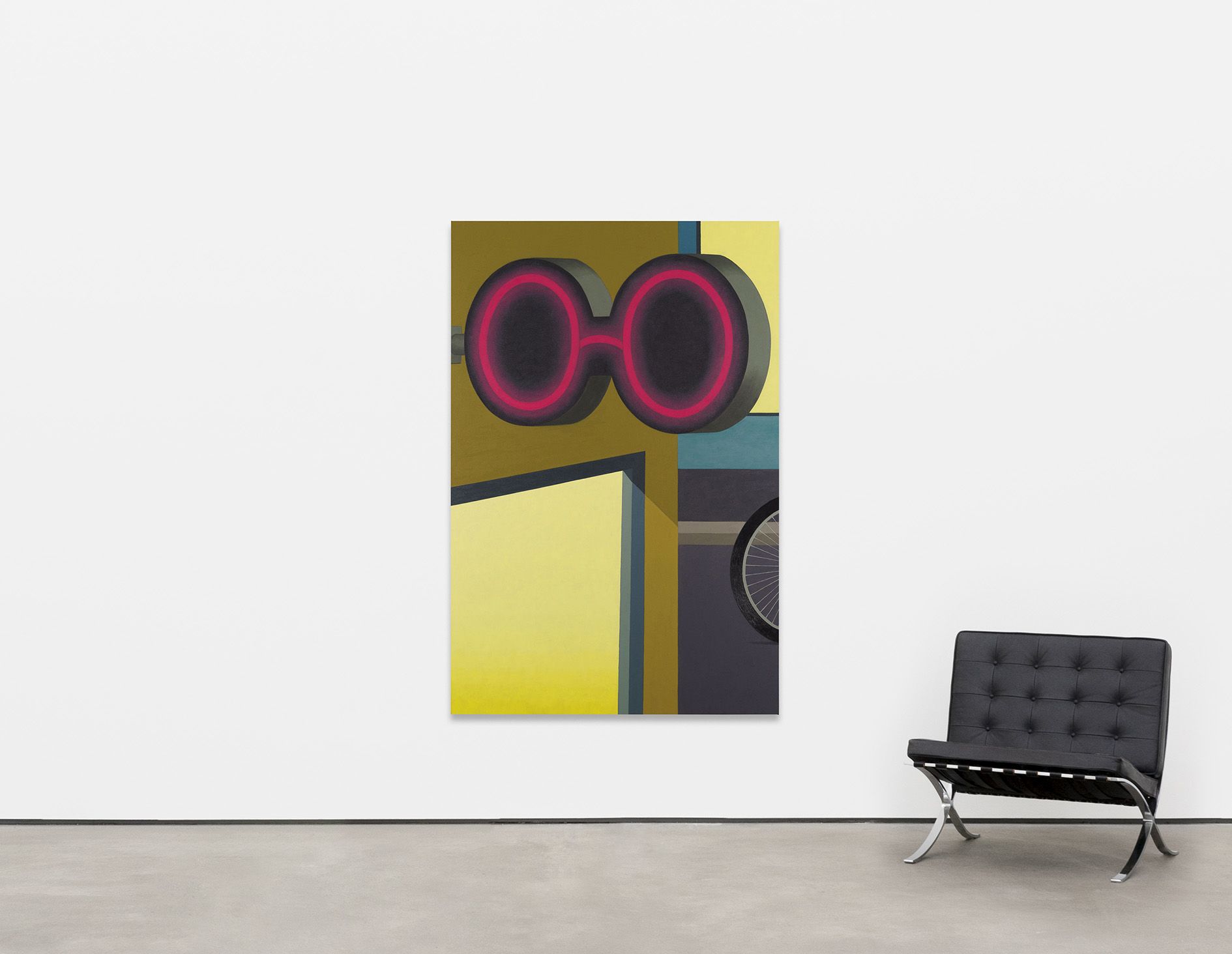 <p><b>Henni Alftan<br />
</b><i>Optician</i>, 2025<br />
Oil on linen<br />
195 &times; 130 cm | 76 3/4 &times; 51 1/8 inches</p>
