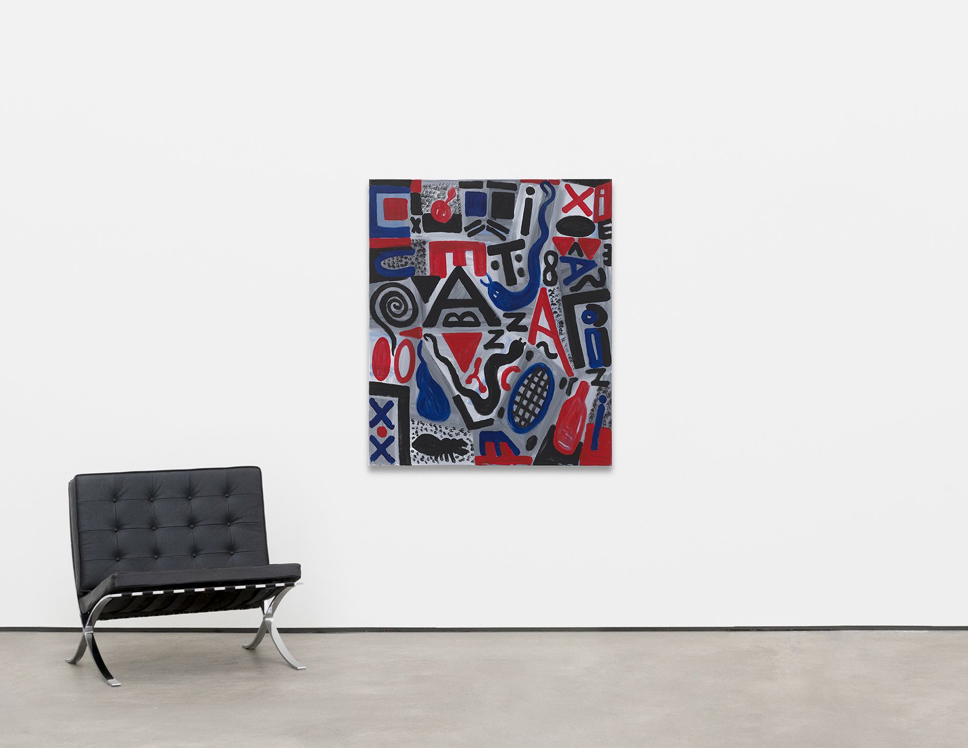 <p><b>A.R. Penck<br />
</b><i>Im Fluss der Ereignisse</i>, 2009<br />
Acrylic on canvas<br />
130 &times; 110 cm | 51 1/8 &times; 43 1/4 inches<br />
140.5 &times; 121.4 cm | 55 1/4 &times; 47 7/8 inches (framed)</p>
