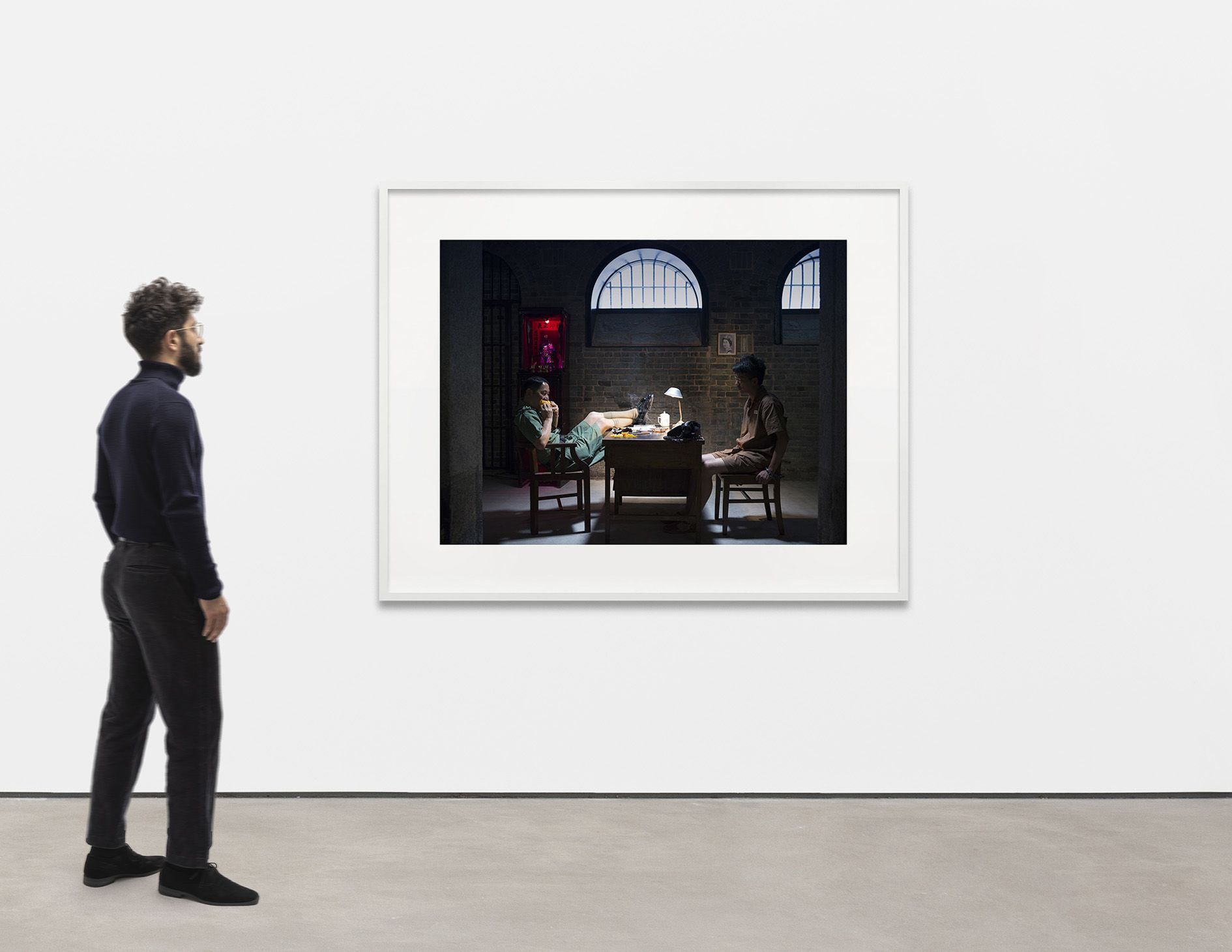 <p><b>Cao Fei<br />
</b><i>Prison Architect 10</i>, 2018<br />
Inkjet print on paper<br />
120 &times; 160 cm | 47 1/4 &times; 63 inches<br />
150 &times; 190 cm | 59 &times; 74 7/8 inches (framed)<br />
Edition of 6</p>
