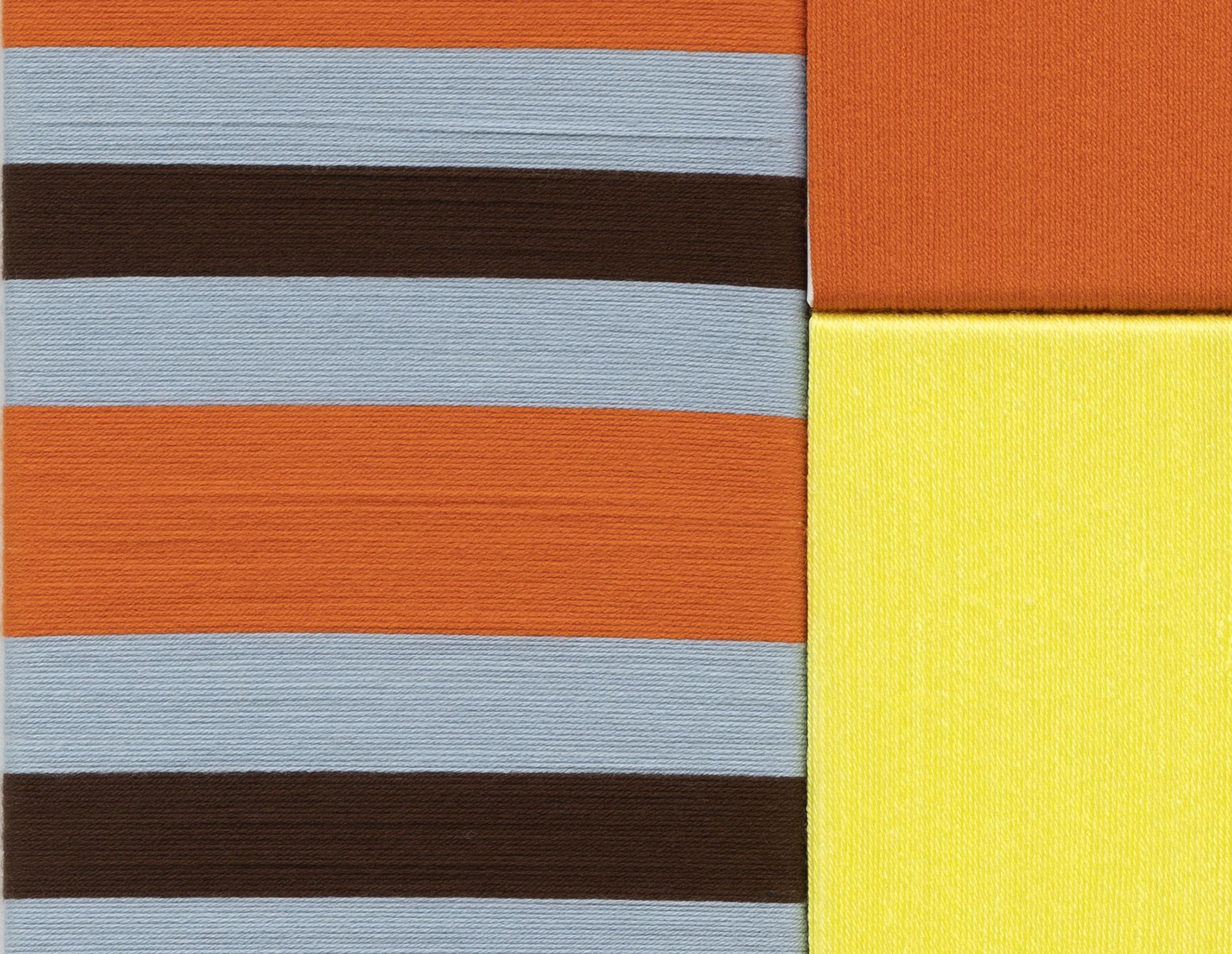 <p><b>Rosemarie Trockel<br />
</b><i>Entanglement</i>, 2023<br />
Acrylic wool on canvas, plexiglass<br />
110.9 &times; 111.4 &times; 3 cm | 43 5/8 &times; 43 7/8 &times; 1 1/8 inches</p>
