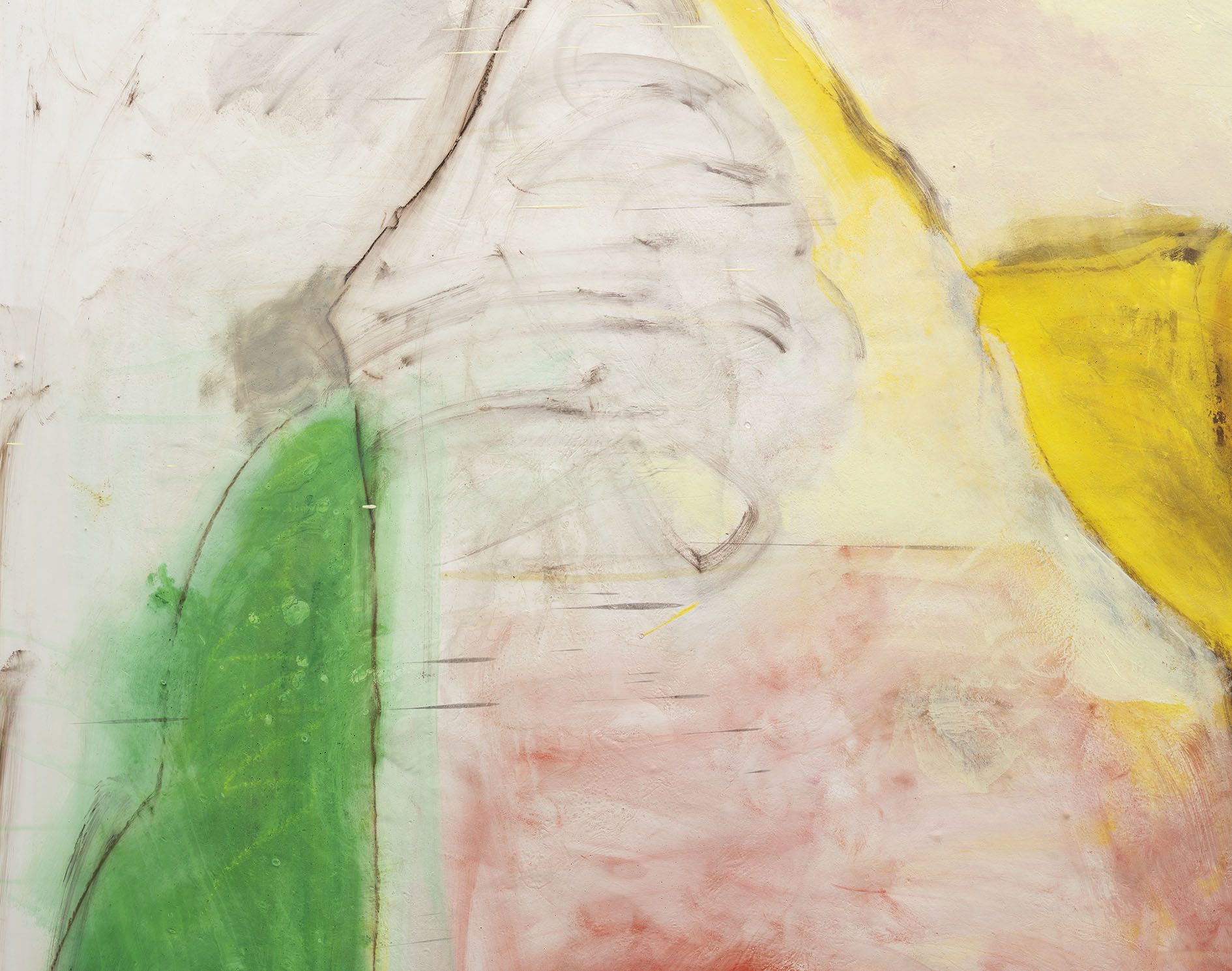 <p><b>Thea Djordjadze<br />
</b><i>Untitled</i>, 2026<br />
Wood, plaster, paint<br />
140 &times; 140 cm | 55 1/8 &times; 55 1/8 inches</p>
