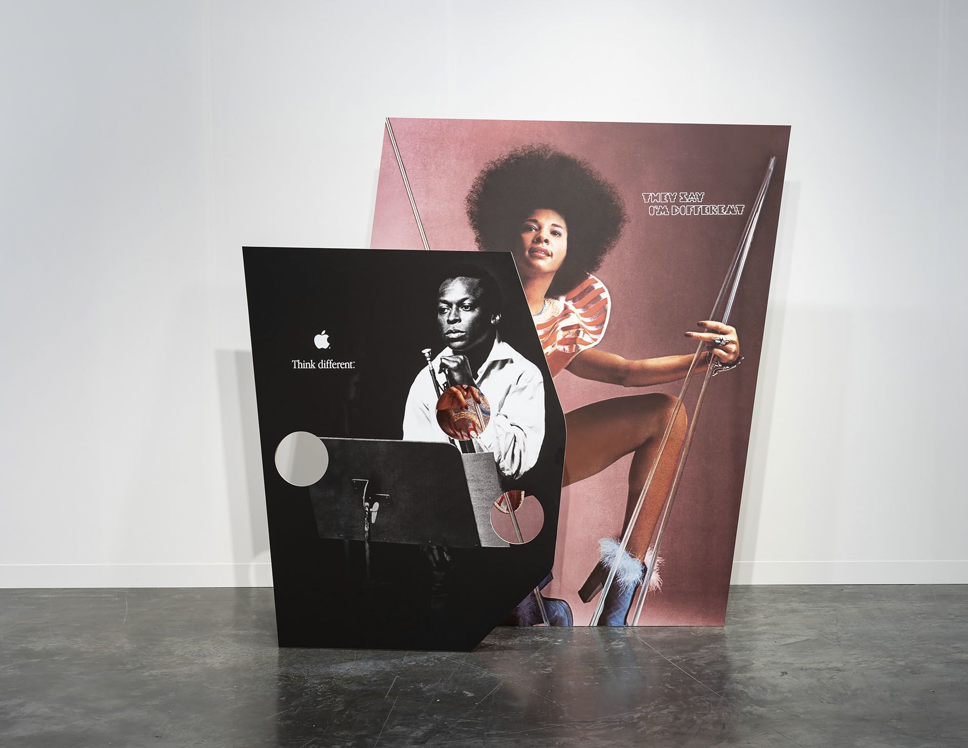 <p><b>Arthur Jafa<br />
</b><i>Black Diff&eacute;rance, Miles and Betty</i>, 2024<br />
UV print on aluminum<br />
189.2 &times; 199.4 &times; 61 cm | 74 1/2 &times; 78 1/2 &times; 24 inches<br />
Edition of 5 + 2 AP</p>
