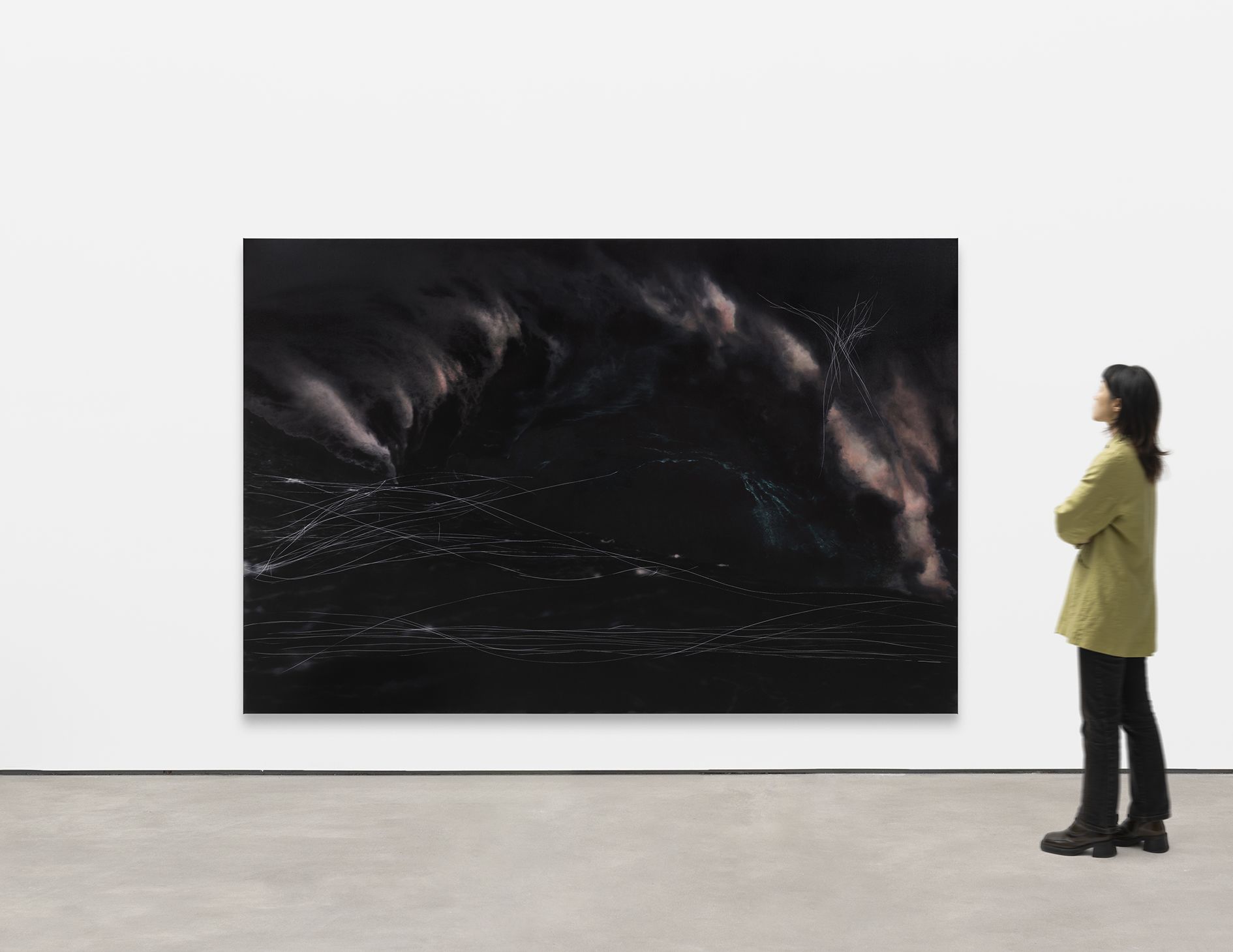 <p><b>Anne Imhof<br />
</b><i>Untitled</i>, 2026<br />
Oil on canvas<br />
210 &times; 315 cm | 82 3/4 &times; 124 inches</p>
