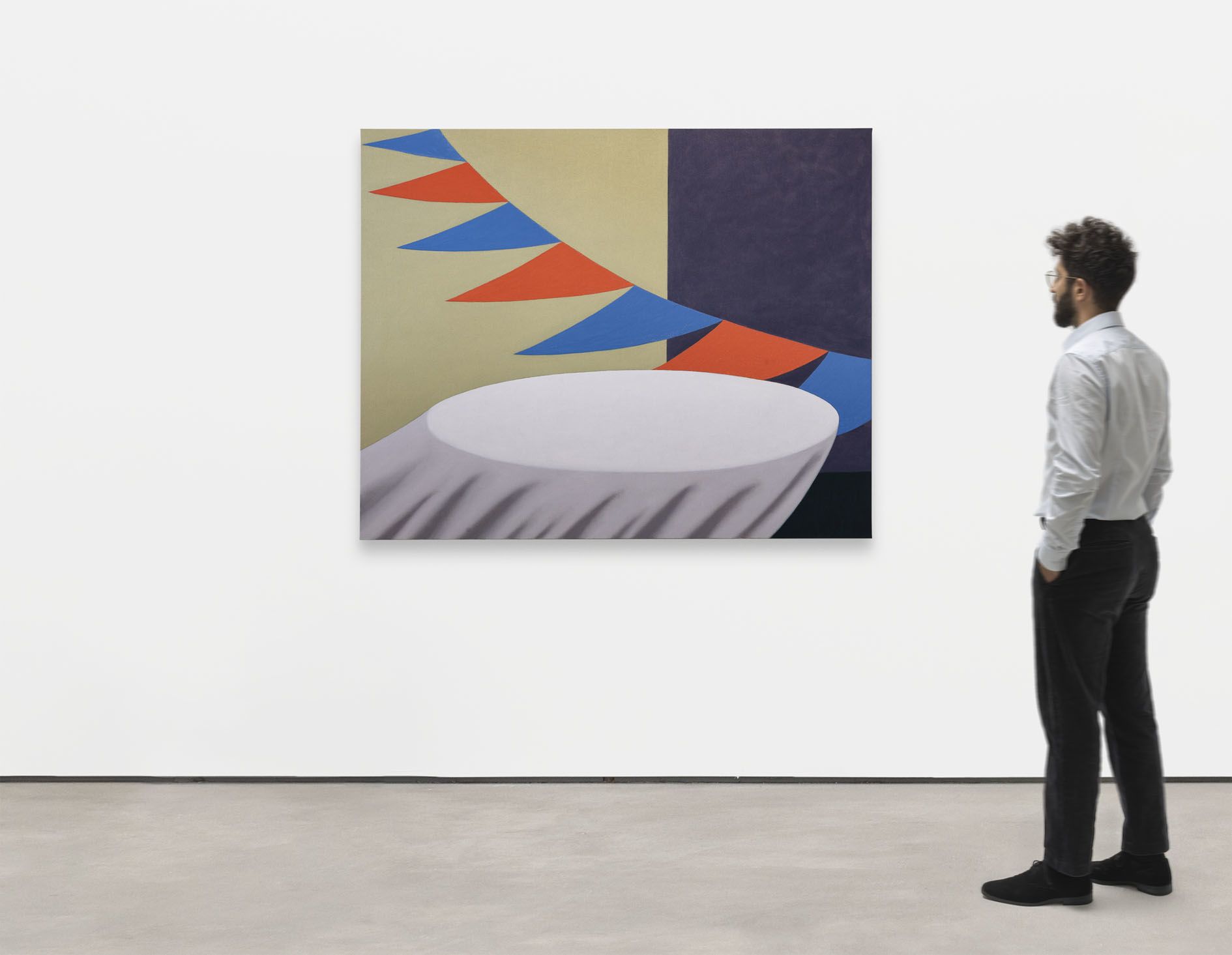 <p><b>Henni Alftan<br />
</b><i>Windy</i>, 2025<br />
Oil on linen<br />
130 &times; 162 cm | 51 1/8 &times; 63 7/8 inches</p>
