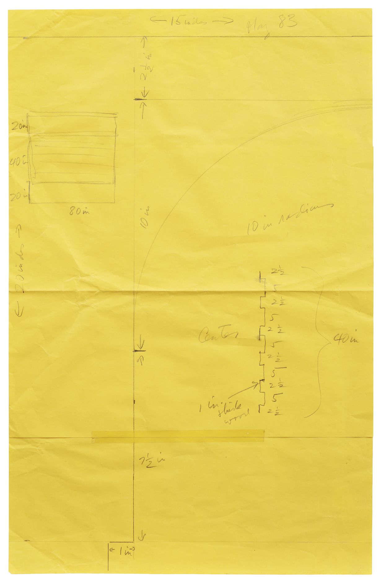 Donald Judd – Working Papers: Donald Judd Drawings, 1963 – 93 – Berlin