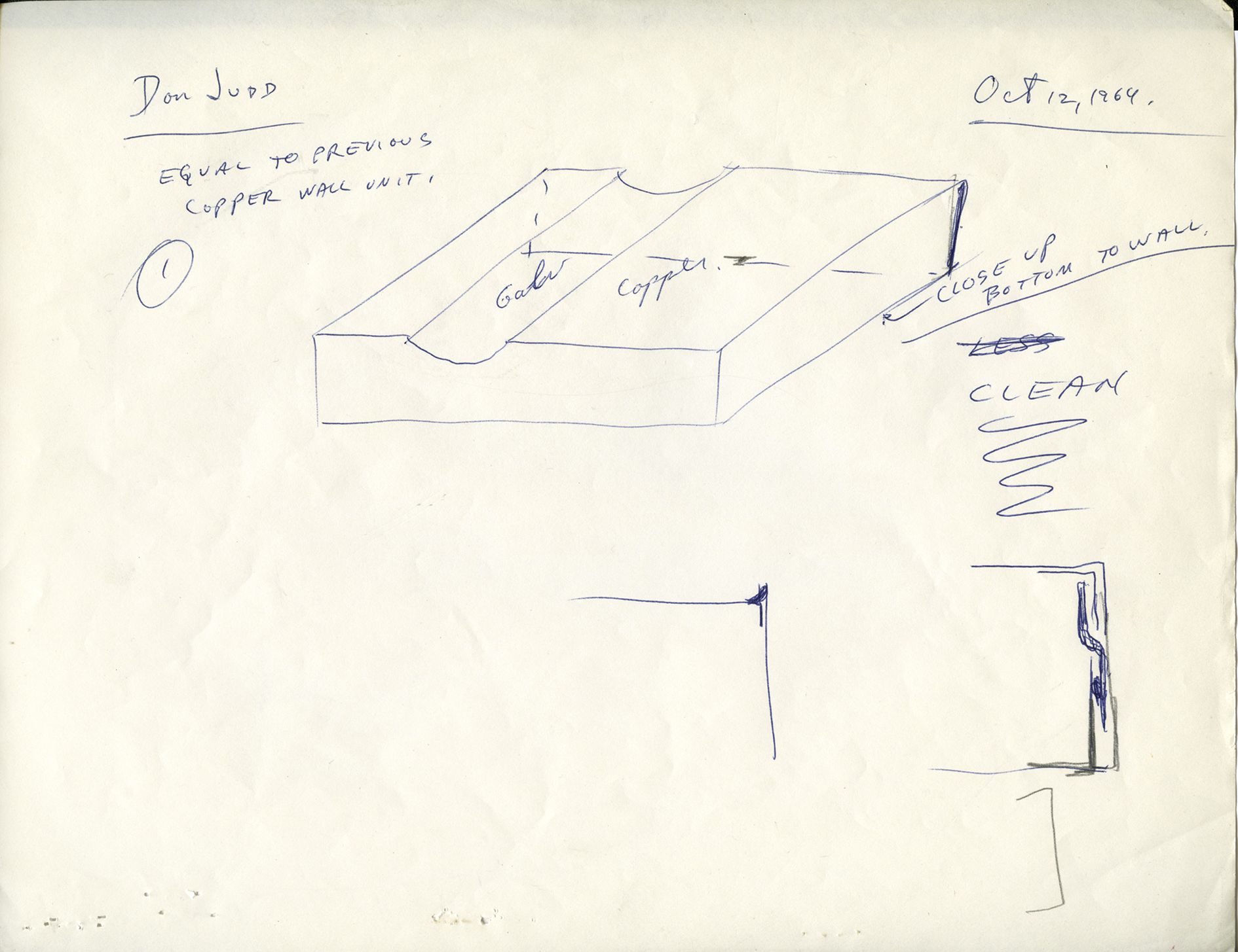 Donald Judd – Working Papers: Donald Judd Drawings, 1963 – 93 – Berlin