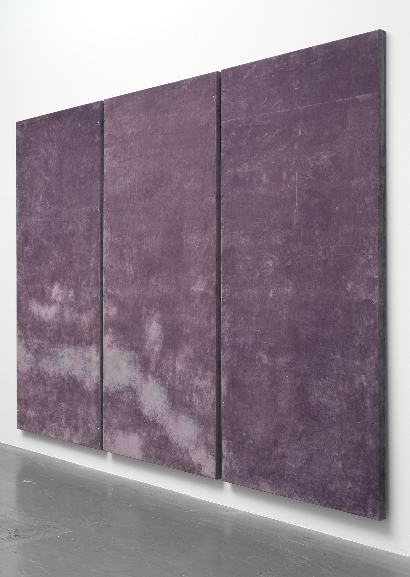 <p><b>Cyprien Gaillard<br />
</b><i>Life in the cracks (Part 4)</i>, 2025<br />
Hand embroidery on velvet on stretcher<br />
242 × 368 × 6 cm | 95 1/4 × 144 7/8 × 2 3/8 inches</p>