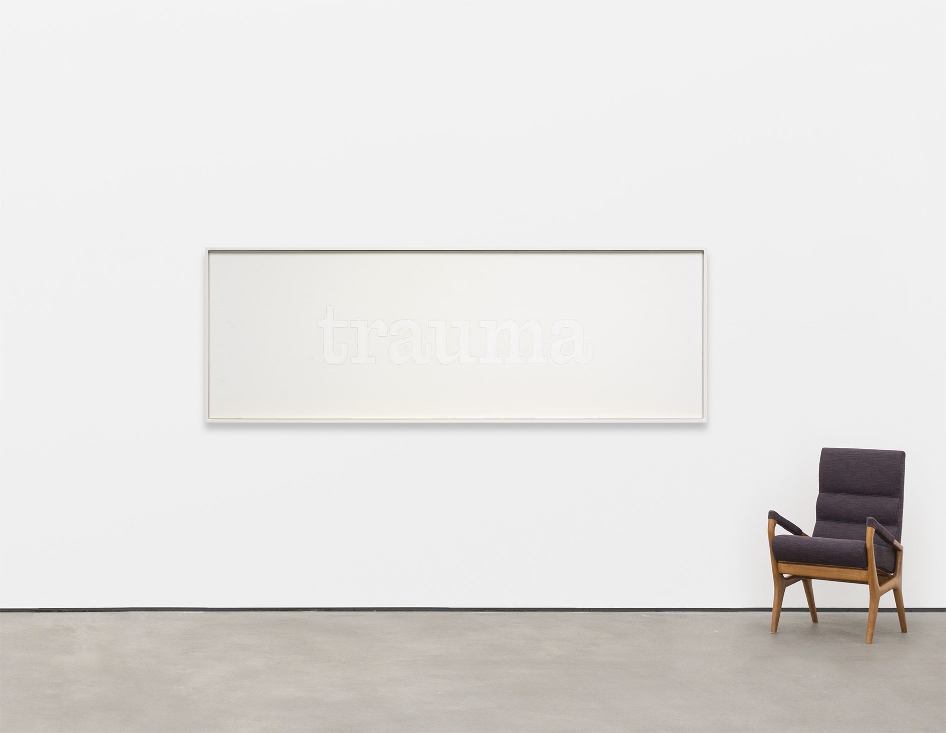 <p><b>Nora Turato<br />
</b><i>trauma</i>, 2025<br />
Pastel cut-out on paper<br />
88.9 × 254.2 × 5.3 cm | 35 × 100 × 2 inches (framed)</p>