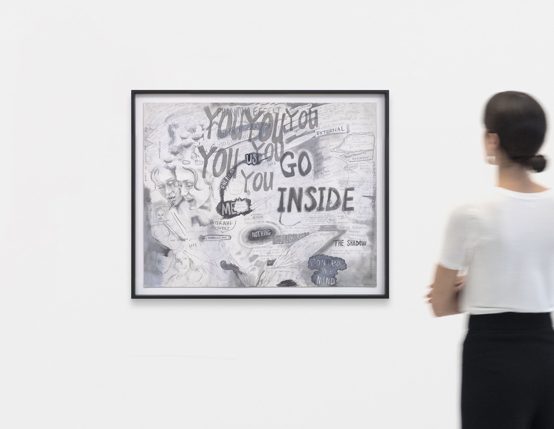 <p><b>Kaari Upson<br />
</b><i>Untitled (Go Inside)</i>, 2011<br />
Pencil on paper<br />
58.4 × 75.9 cm | 23 × 29 7/8 inches<br />
65.4 × 81.3 × 5.1 cm | 25 3/4 × 32 × 2 inches (framed)</p>