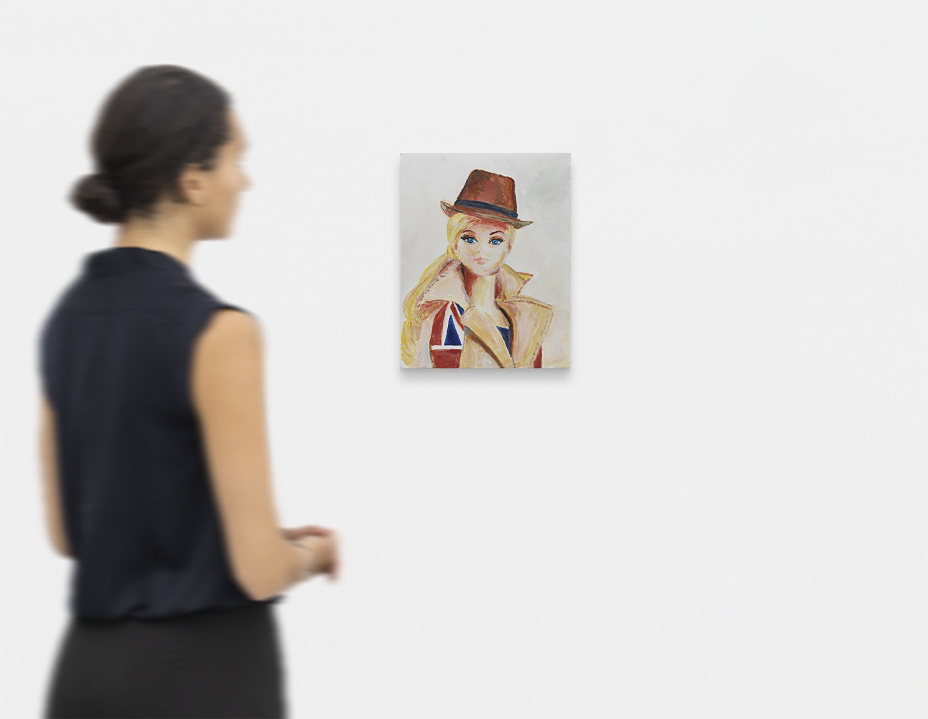 <p><b>Karen Kilimnik<br />
</b><i>Miss England, Scotland Yard detective</i>, 2015/24<br />
Water soluble oil color on canvas<br />
35.6 × 27.9 × 2.5 cm | 14 × 11 × 1 inches</p>