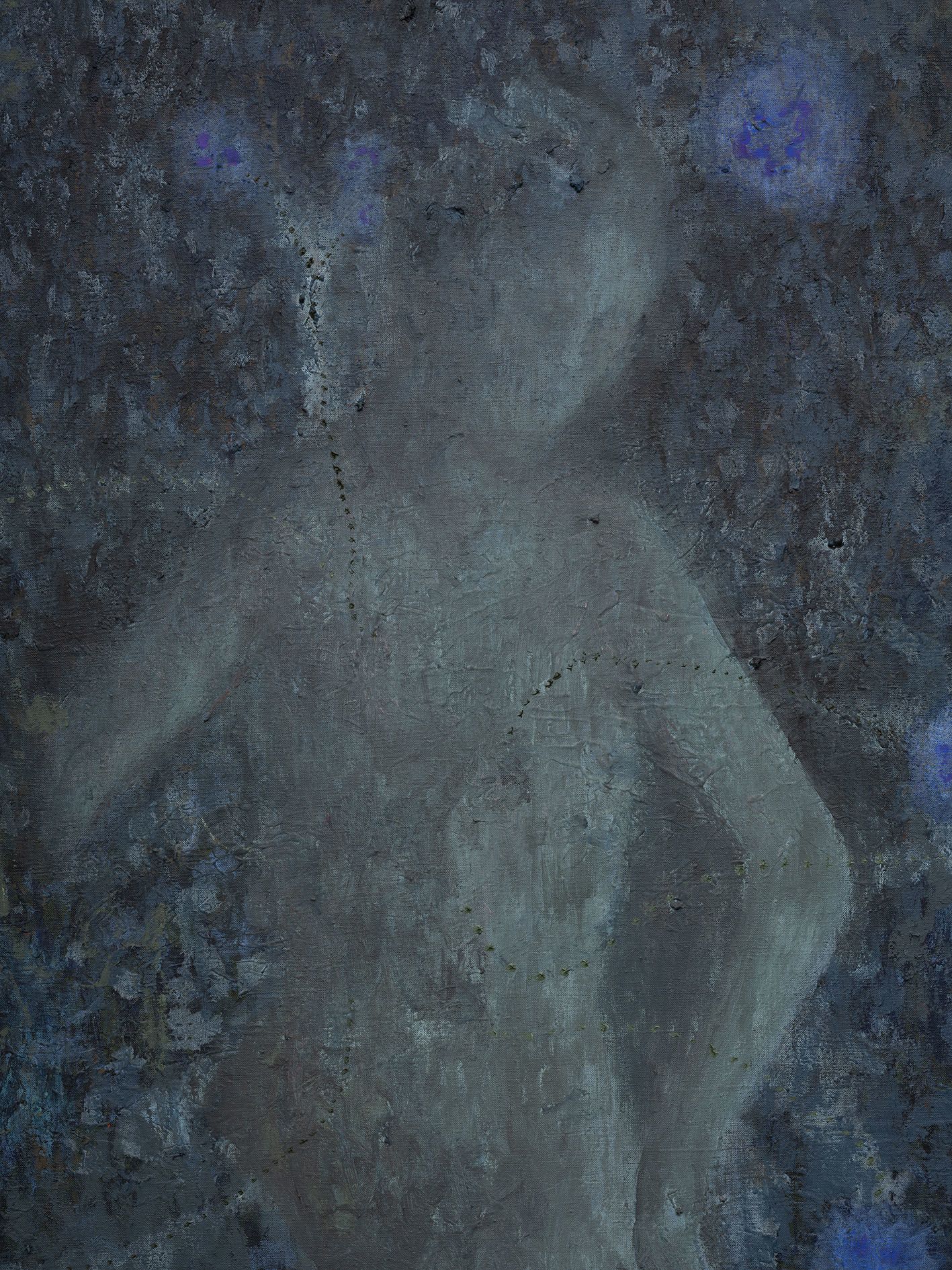 <p><b>Oliver Bak<br />
</b><i>Night Sprouts</i>, 2025<br />
Oil and gesso on canvas<br />
157 × 167 cm | 61 7/8 × 65 3/4 inches</p>