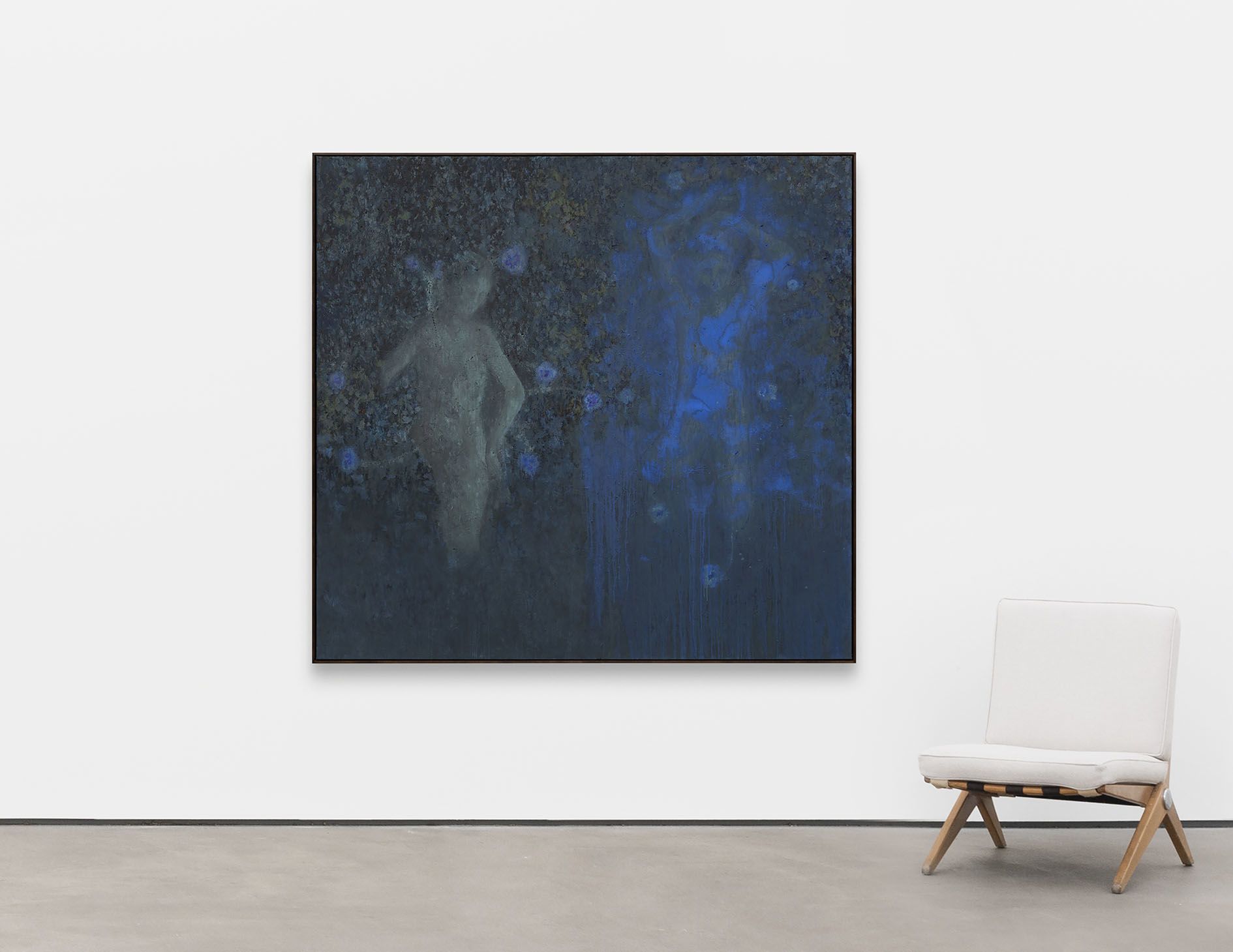 <p><b>Oliver Bak<br />
</b><i>Night Sprouts</i>, 2025<br />
Oil and gesso on canvas<br />
157 × 167 cm | 61 7/8 × 65 3/4 inches</p>