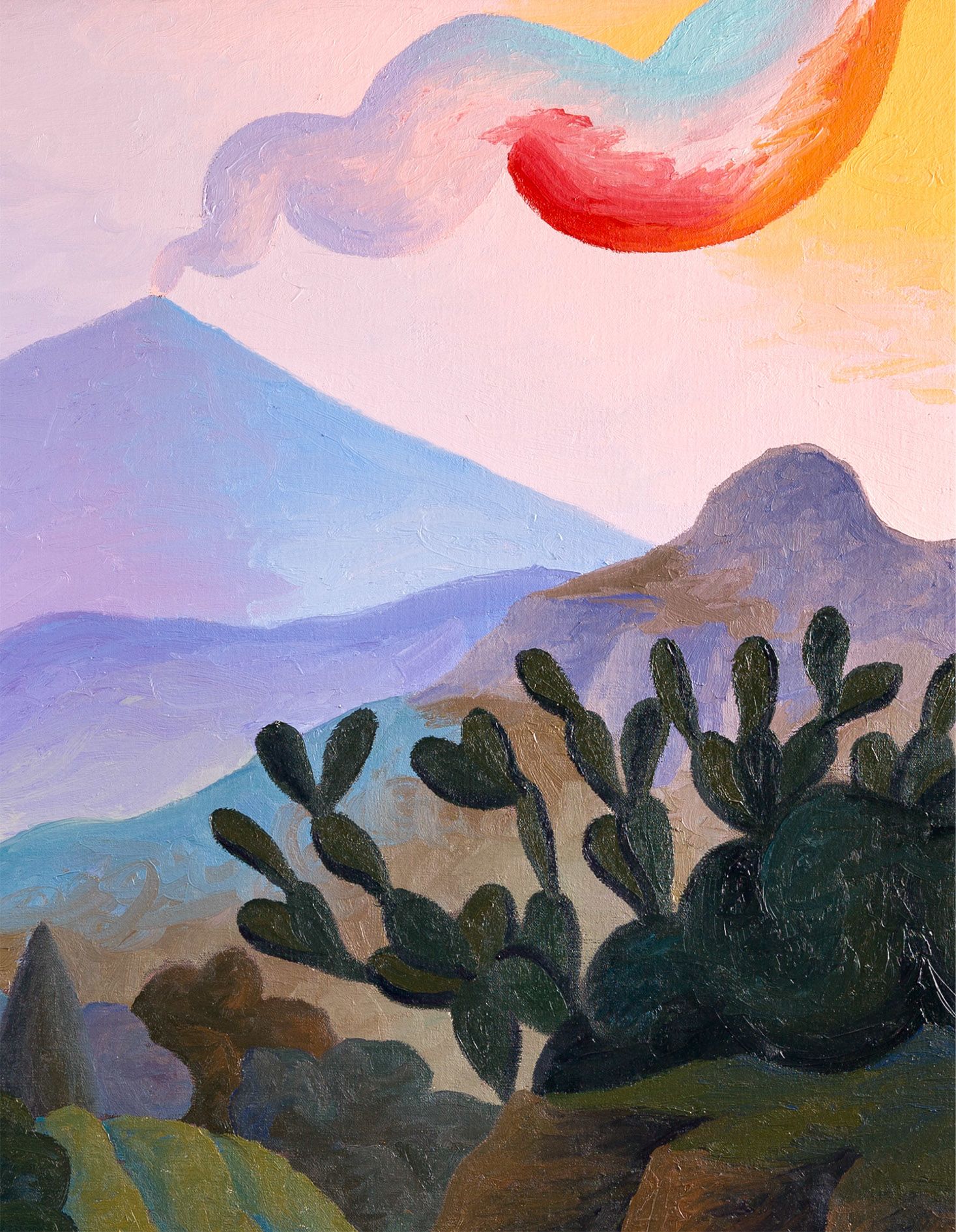 <p><b>Salvo<br />
</b><i>L’Etna visto da Taormina</i>, 1992<br />
Oil on canvas<br />
80 × 100 cm | 31 1/2 × 39 3/8 inches<br />
84 × 104 × 5 cm | 33 × 41 × 2 inches (framed)</p>