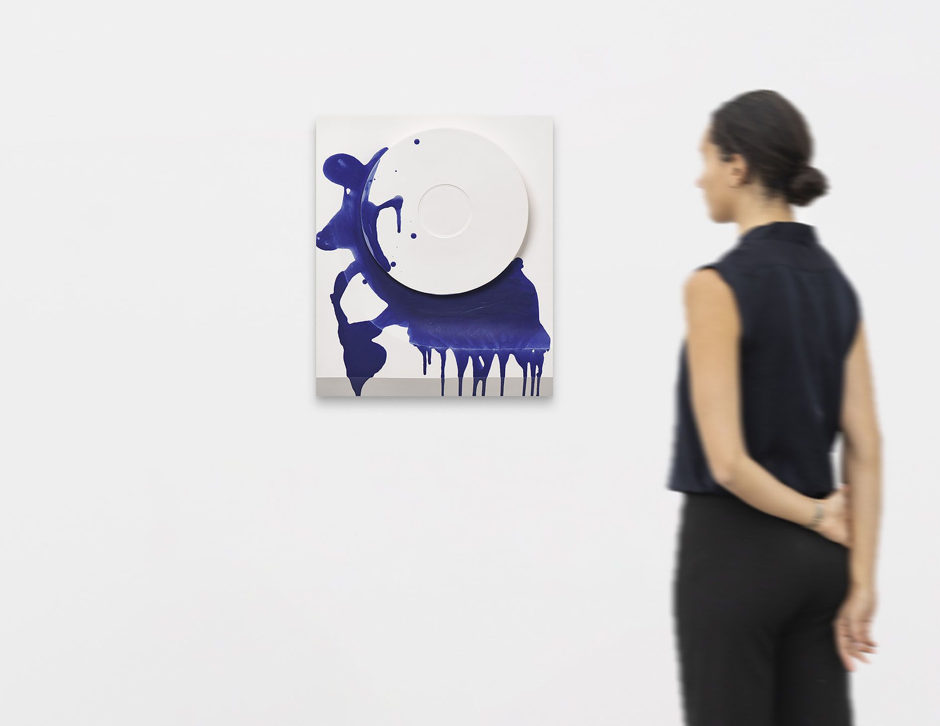 <p><b>Rosemarie Trockel<br />
</b><i>A Day in Bed</i>, 2018<br />
Ceramic, engobe coated (slip trailing), glazed<br />
60 × 50 × 12 cm | 23 5/8 × 19 3/4 × 4 3/4 inches<br />
Unique piece in series</p>