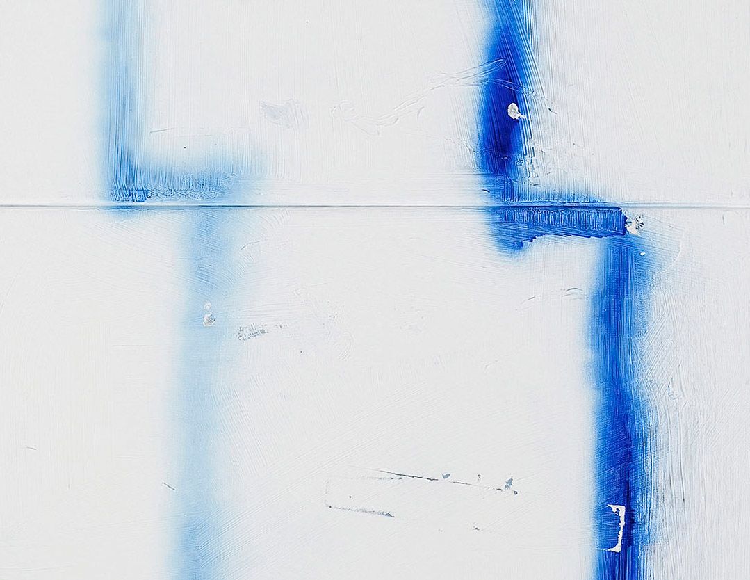 <p><b>David Ostrowski<br />
</b><i>F (Ivo Pitanguy)</i>, 2024<br />
Acrylic and lacquer on canvas, wood<br />
Diptych, overall: 61 × 41 cm | 24 × 16 1/8 inches (framed)</p>