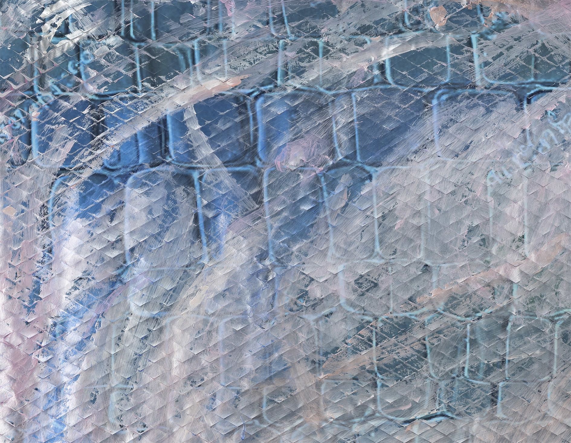 <p><b>Pamela Rosenkranz<br />
</b><i>Healer Scrolls (Deep Ponds)</i>, 2025<br />
Pigment print, kirigami cut membrane, tension, pigments and Perspex frame<br />
148 × 107 cm | 58 1/4 × 42 1/8 inches<br />
151.2 × 107.8 × 4.6 cm | 59 1/2 × 42 3/8 × 1 7/8 inches (framed)</p>
