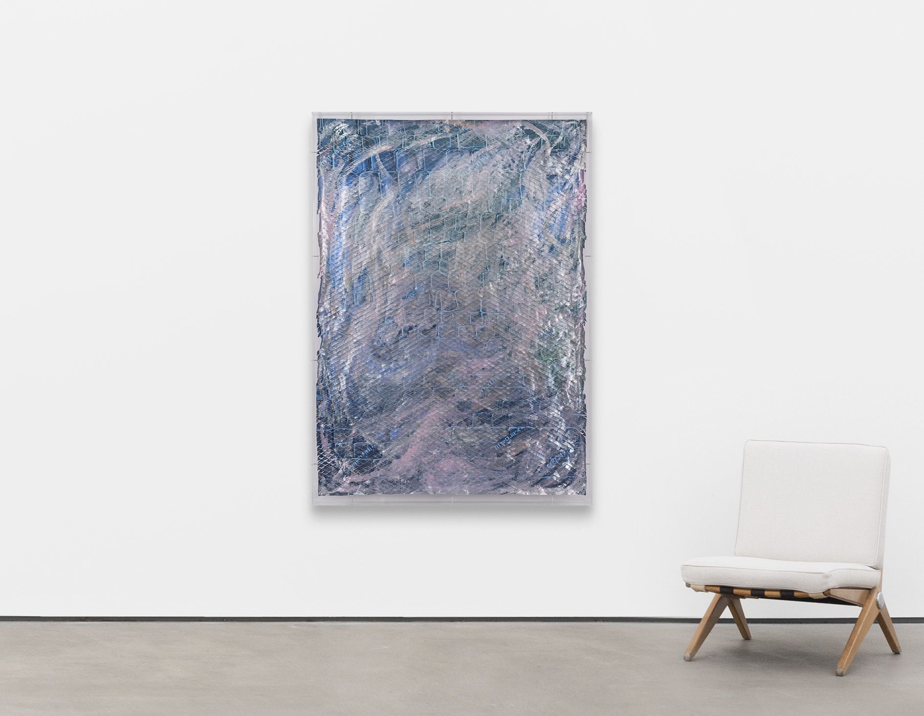 <p><b>Pamela Rosenkranz<br />
</b><i>Healer Scrolls (Deep Ponds)</i>, 2025<br />
Pigment print, kirigami cut membrane, tension, pigments and Perspex frame<br />
148 × 107 cm | 58 1/4 × 42 1/8 inches<br />
151.2 × 107.8 × 4.6 cm | 59 1/2 × 42 3/8 × 1 7/8 inches (framed)</p>
