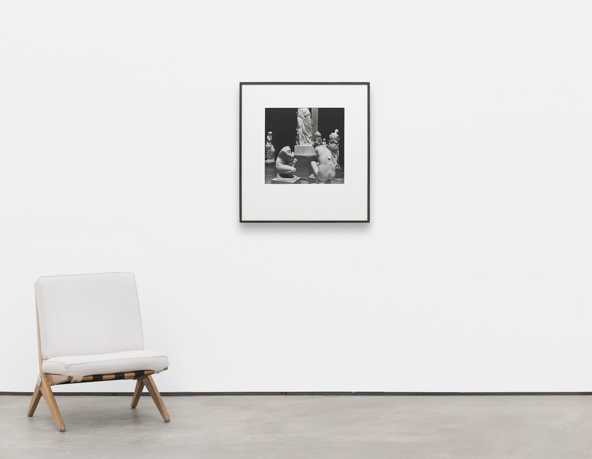 <p><b>Louise Lawler<br />
</b><i>She Wasn’t Always a Statue (A)</i>, 1996/1997<br />
Gelatin silver print<br />
45.1 × 47 cm | 17 3/4 × 18 1/2 inches<br />
82.9 × 76.8 cm | 32 5/8 × 30 1/4 inches (framed)<br />
Edition of 5 + 1 AP</p>
