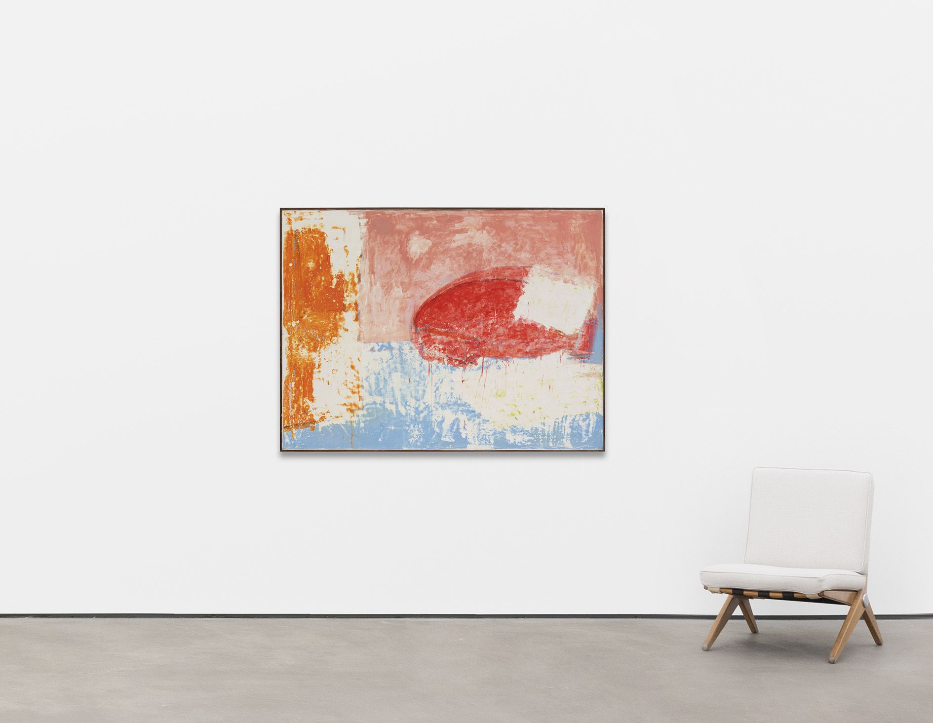 <p><b>Thea Djordjadze<br />
</b><i>Untitled</i>, 2025<br />
Wood, plaster, paint<br />
120 × 160 cm | 47 1/4 × 63 inches</p>
