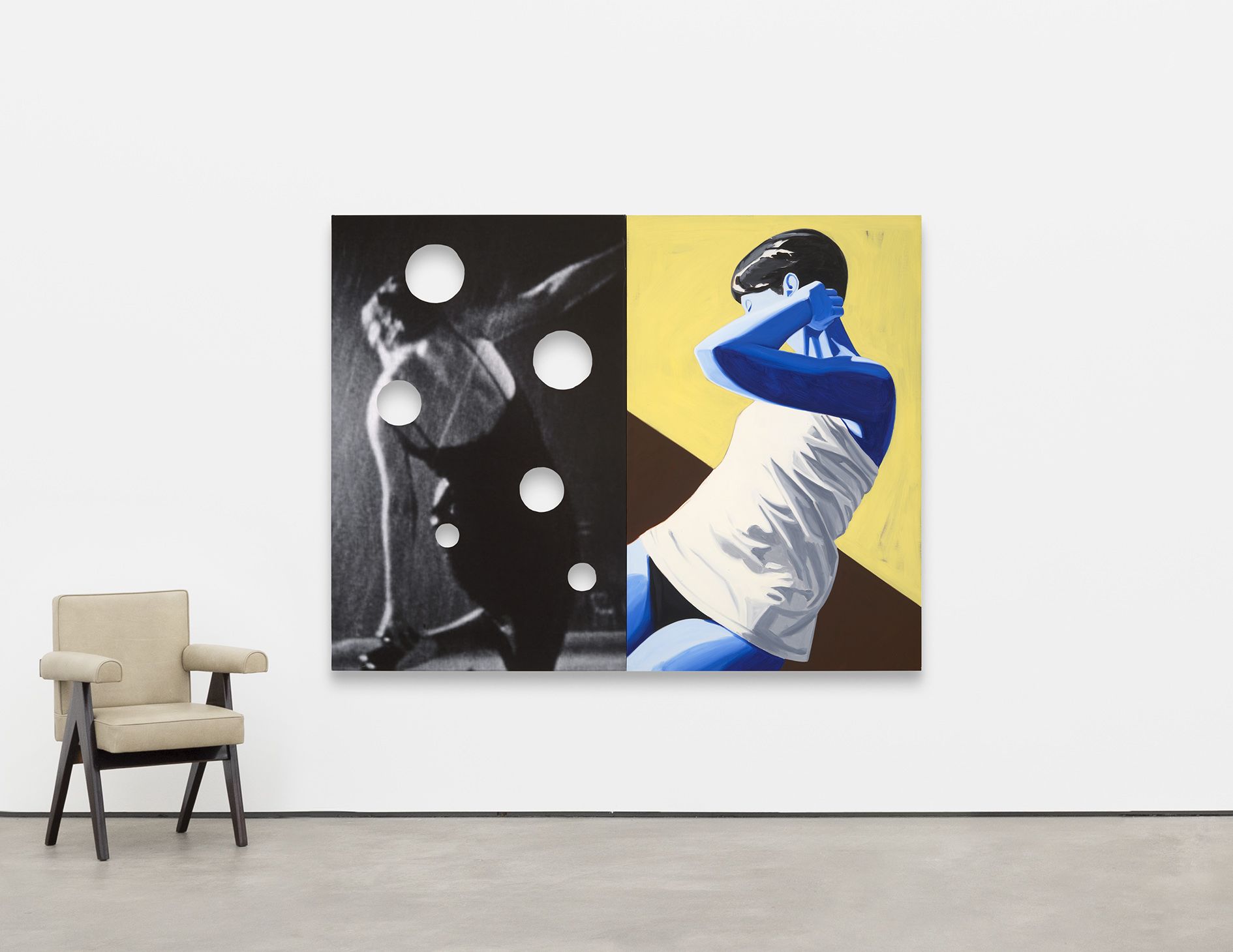 <p><b>David Salle<br />
</b><i>Night Shoot</i>, 2009<br />
Oil on linen and inkjet on canvas<br />
167.6 &times; 223.5 cm | 66 &times; 88 inches</p>
