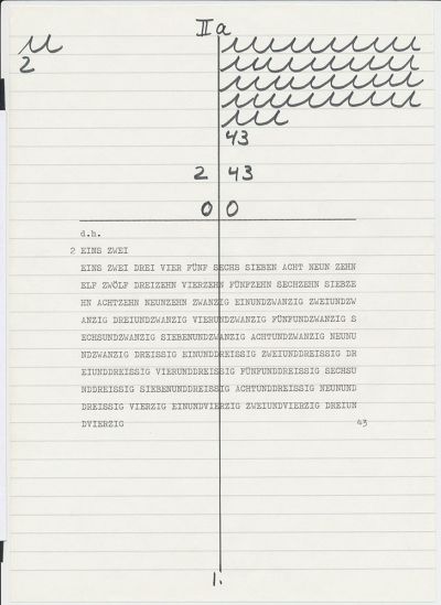 Zeichen der Zeit / Zeit der Zeichen – Sign of the Times / Times of the Sign – Hanne Darboven and Ruth Wolf-Rehfeldt – London