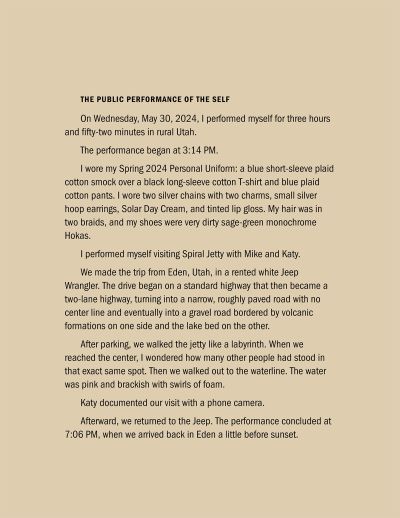 Andrea Zittel – Public Performance of the Self – Berlin