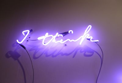 Joseph Kosuth – Insomnia: assorted, illuminated, fixed., – Berlin