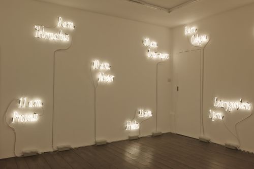 Joseph Kosuth – Amnesia: various, luminous, fixed. – London