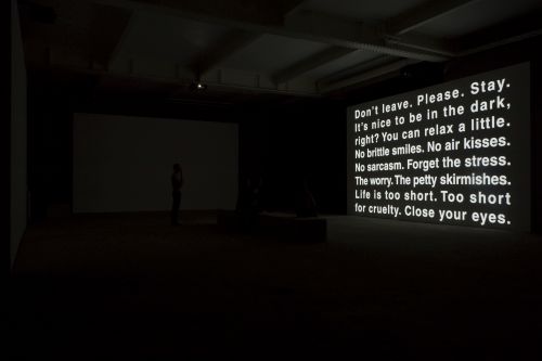 Barbara Kruger – The Globe Shrinks – London