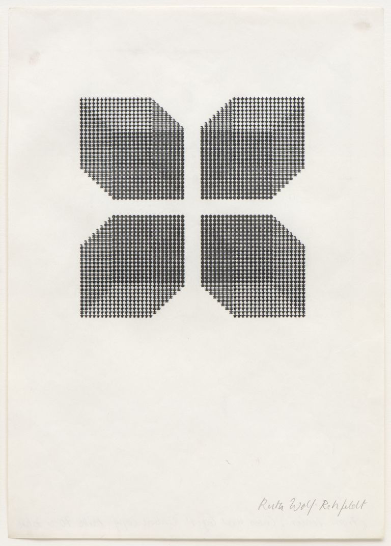 Ruth Wolf-Rehfeldt
Kuben, K&auml;sten, K&auml;fige, 1979 (detail)