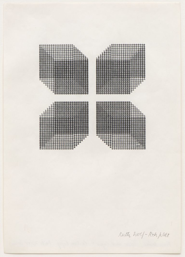 Ruth Wolf-Rehfeldt
Kuben, K&auml;sten, K&auml;fige, 1979 (detail)