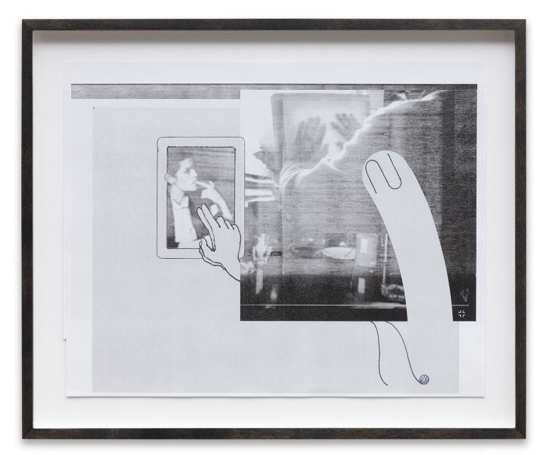 Mathew Hale / Eddie Ruscha
More Distance, 2020
Ink and laser-copy toner on paper
23 &times; 30 cm
9 &times; 11 7/8 inches