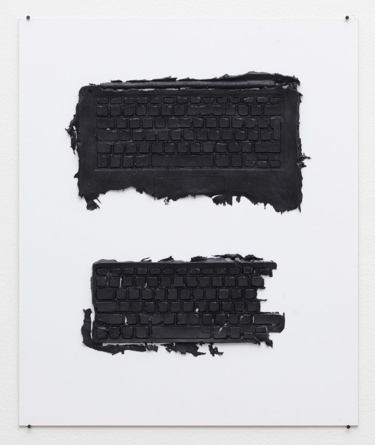 Henrik Olesen
Aufl&ouml;sung II, 2020
Silicone on board
60 &times; 50 cm
23 5/8 &times; 19 3/4 inches