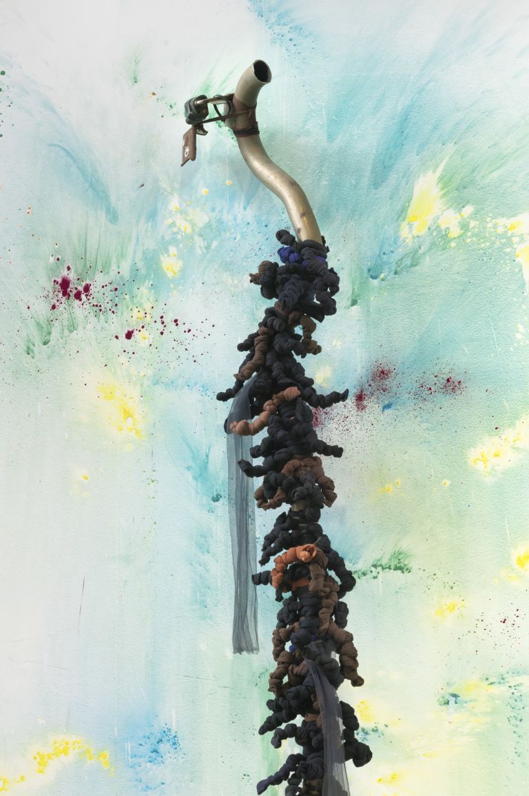 Senga Nengudi
Sandmining B, 2020 (detail)