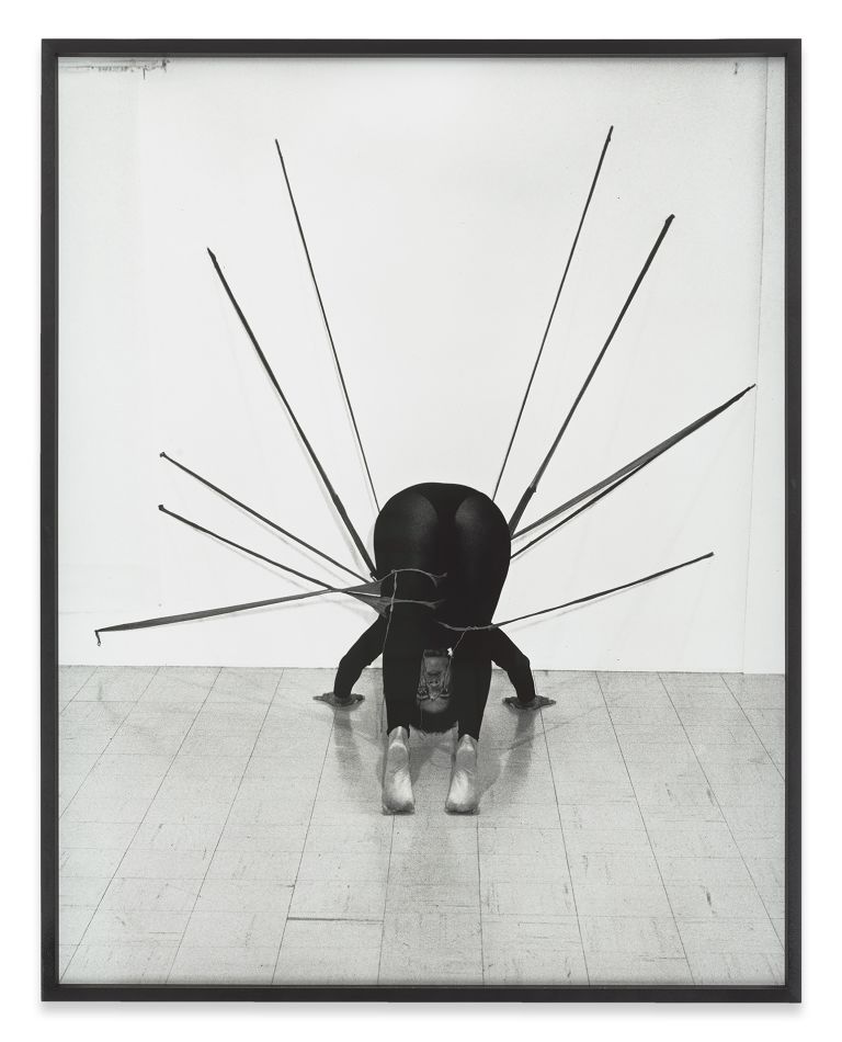 Senga Nengudi
Performance Piece, 1978 (detail)
Silver gelatin prints, triptych
101.6 x 80 cm
40 x31 1/2 inches