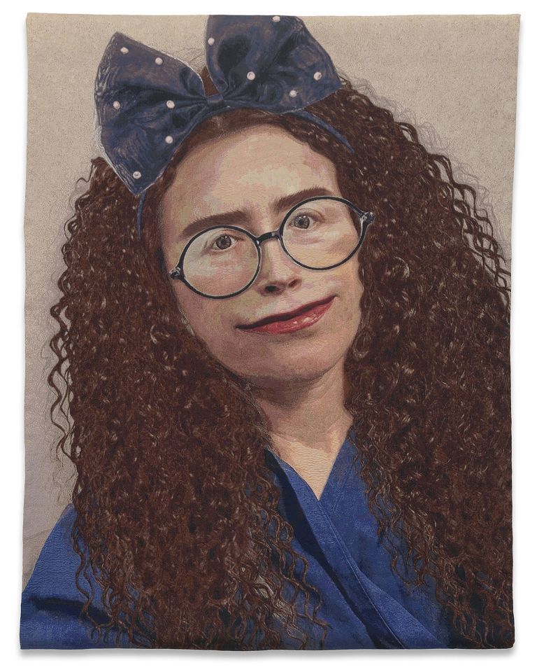 Cindy Sherman
Untitled, 2019
Polyester, cotton, wool, and acrylic woven together
284.5 &times; 221 cm
112 &times; 87 inches