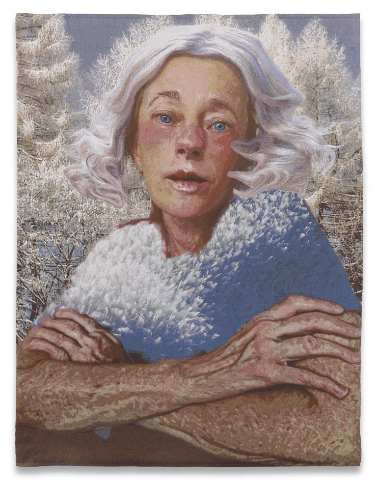 Cindy Sherman
Untitled, 2020
Polyester, cotton, wool, acrylic and mercerised cotton woven together
288 &times; 218 cm
113 3/8 &times; 85 7/8 inches
