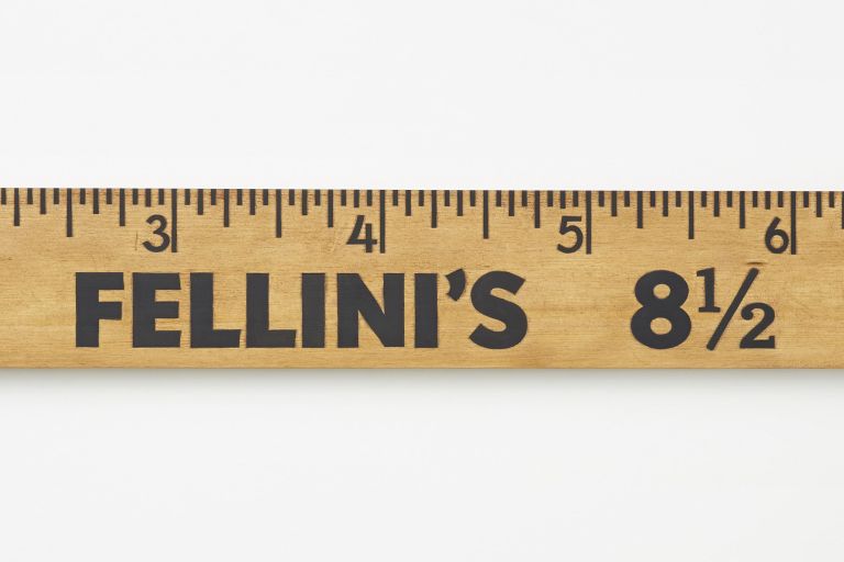 John Waters
Fellini’s 8 1/2, 2014 (detail)