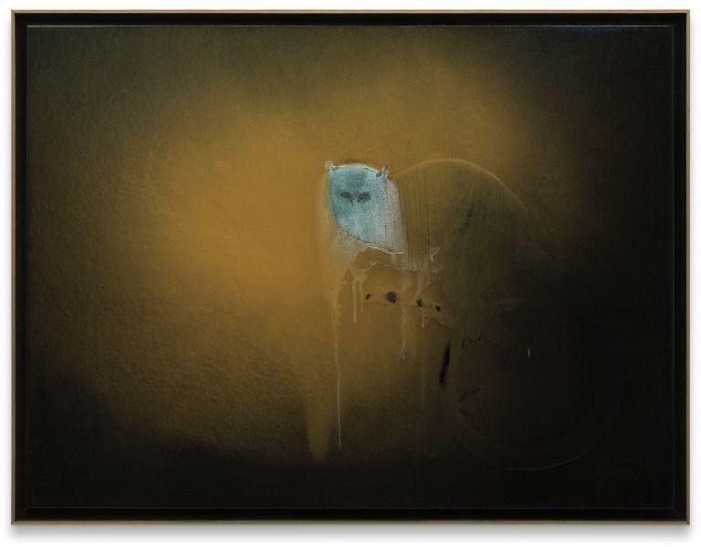 Robert Elfgen
Photon, 2021
Wood, paint, metallic spray paint, epoxy, artist’s frame
66.3 × 87 × 2.8 cm (framed)
26 × 34 1/4 × 1 inches (framed)