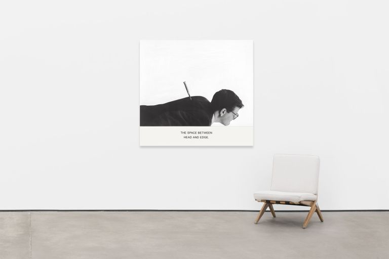John Baldessari
The Space Between Head and Edge., 2019 (scale image)