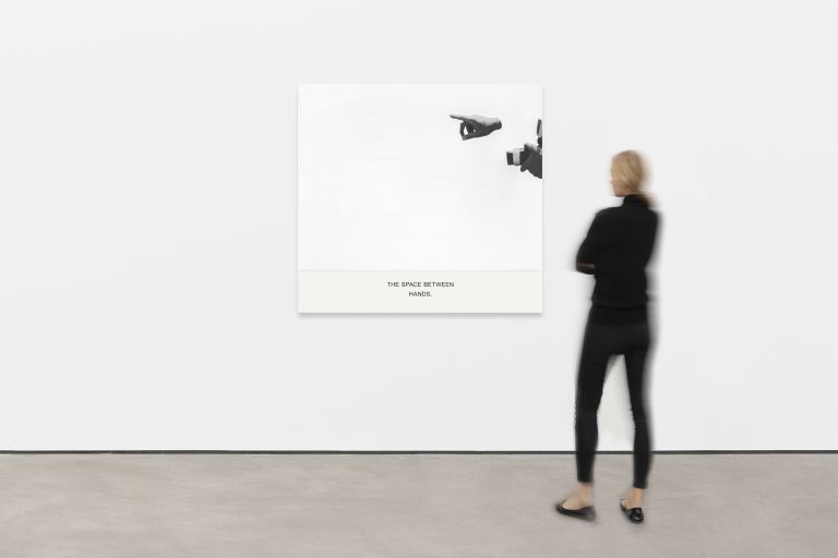 John Baldessari
The Space Between Hands., 2019 (scale image)